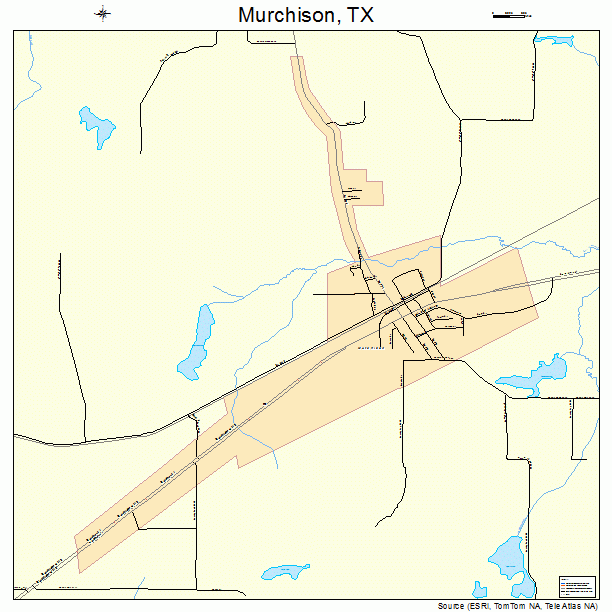 Murchison, TX street map