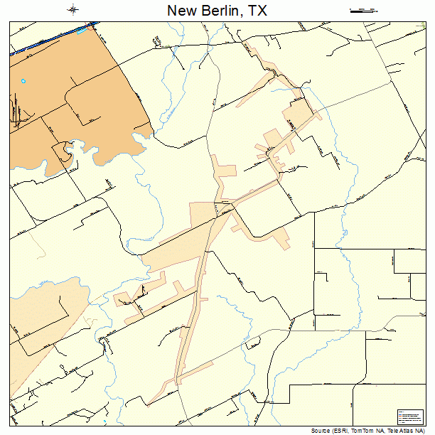 New Berlin, TX street map