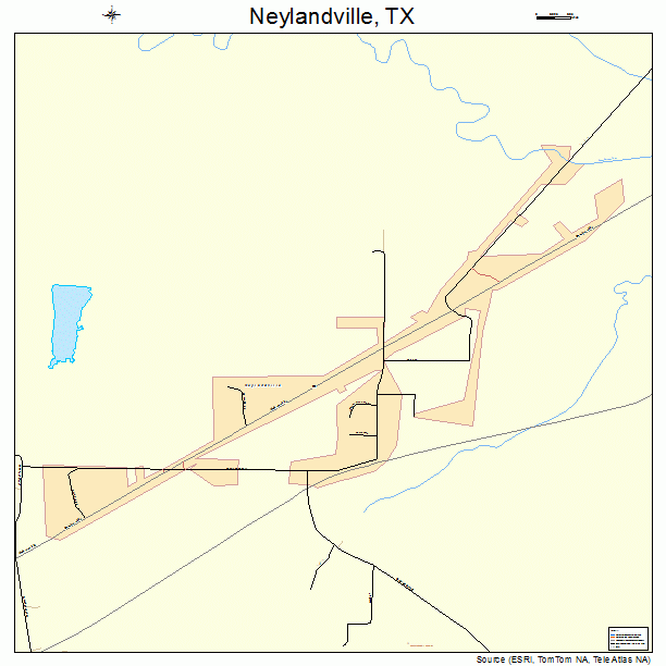Neylandville, TX street map