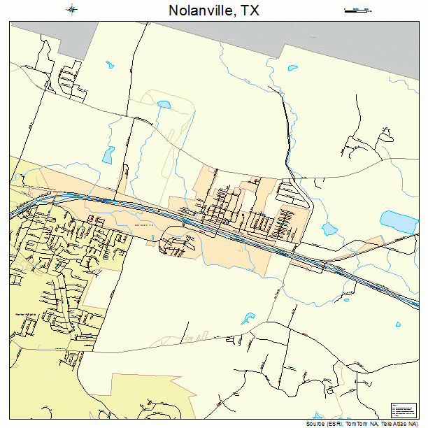 Nolanville, TX street map