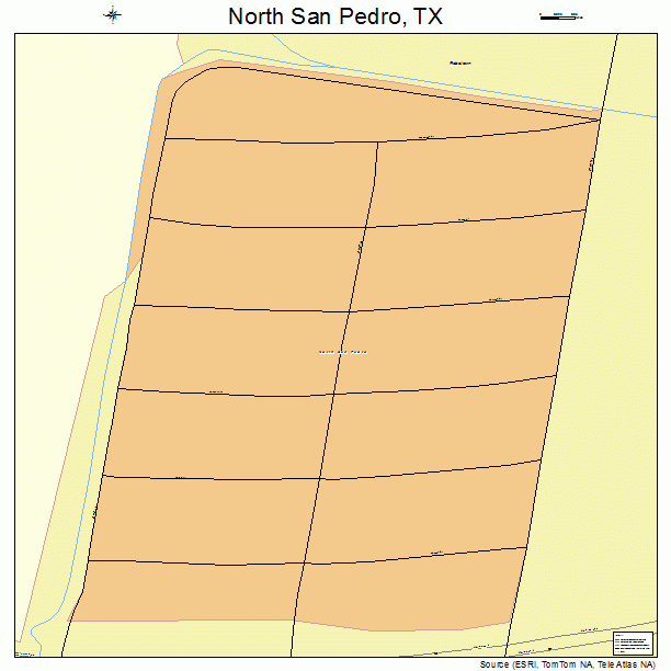 North San Pedro, TX street map