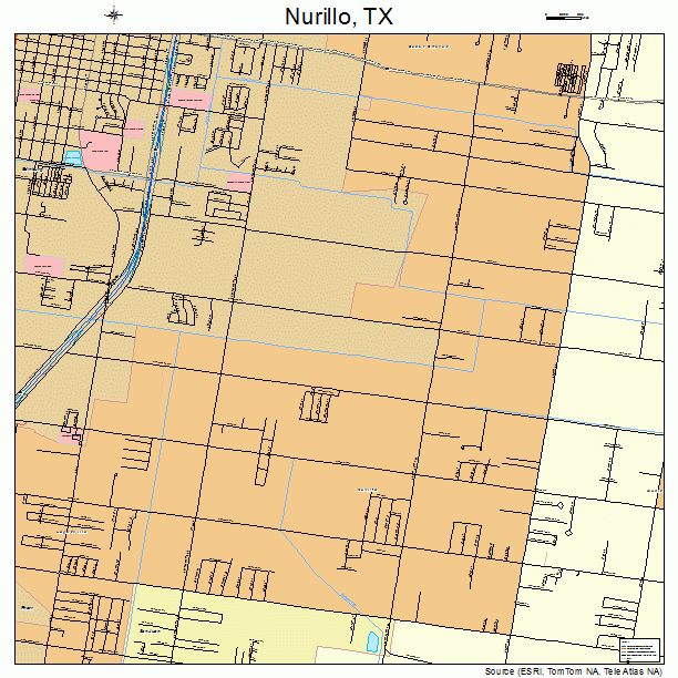 Nurillo, TX street map