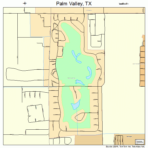 Palm Valley, TX street map