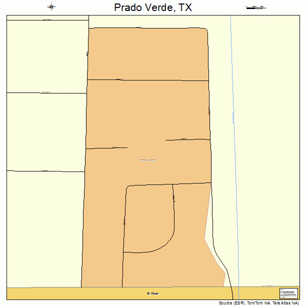 Prado Verde, TX street map