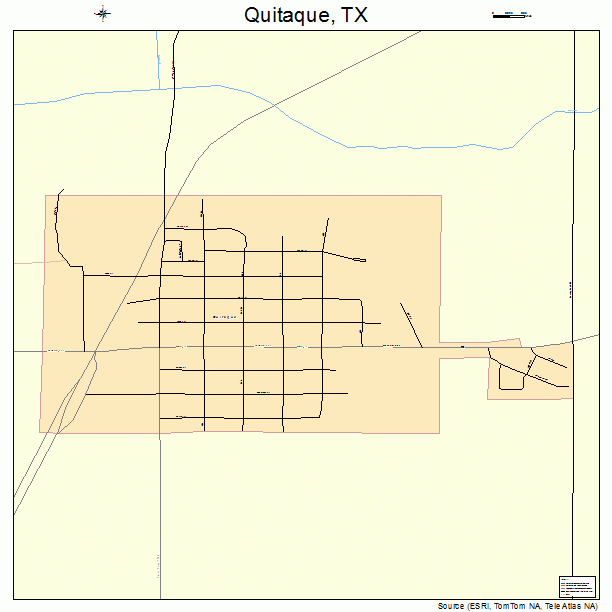 Quitaque, TX street map