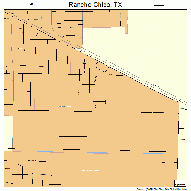 Rancho Chico, TX street map