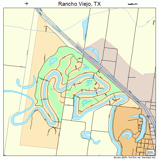 Rancho Viejo, TX street map