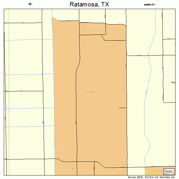 Ratamosa, TX street map