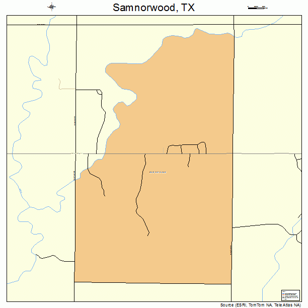 Samnorwood, TX street map