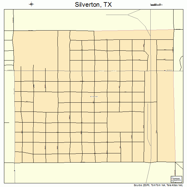 Silverton, TX street map