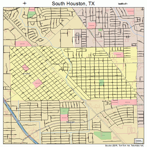 South Houston, TX street map