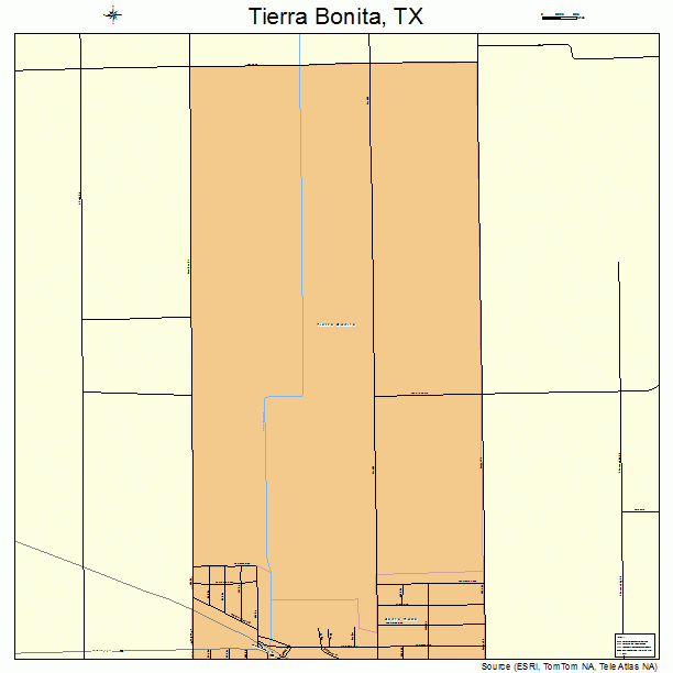 Tierra Bonita, TX street map