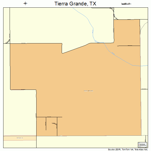 Tierra Grande, TX street map