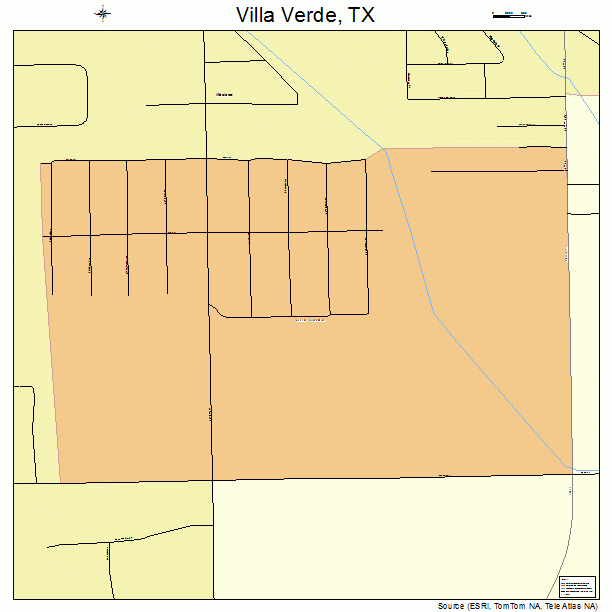 Villa Verde, TX street map