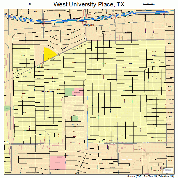 West University Place, TX street map