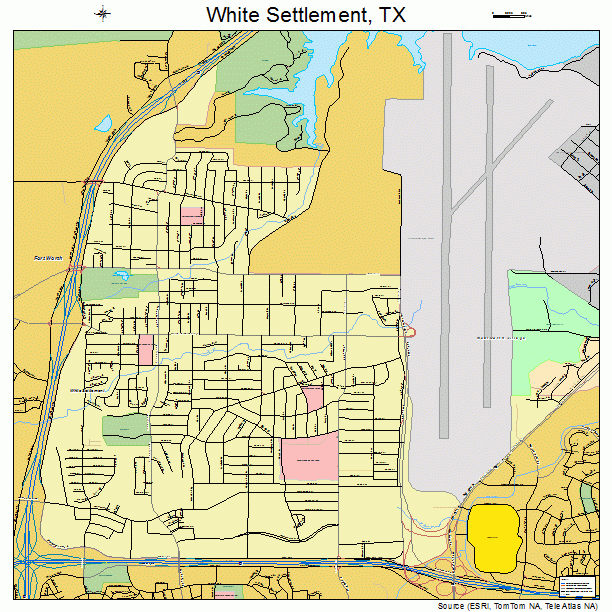 White Settlement, TX street map