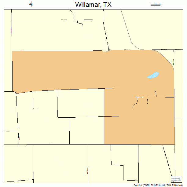 Willamar, TX street map