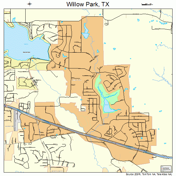 Willow Park, TX street map