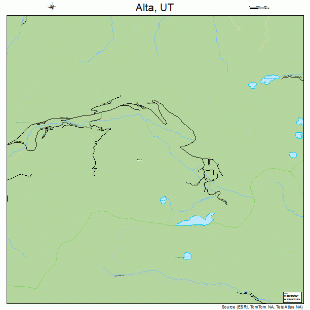 Alta, UT street map