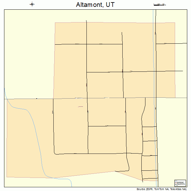 Altamont, UT street map