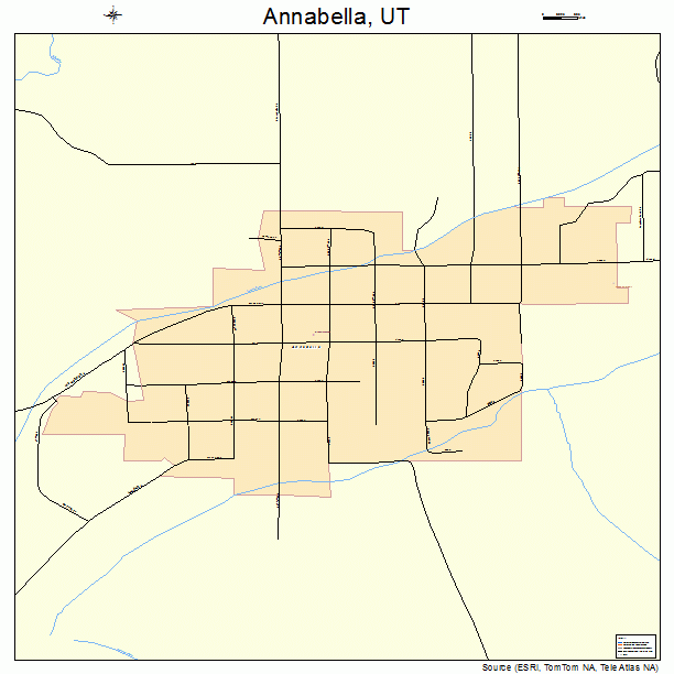 Annabella, UT street map