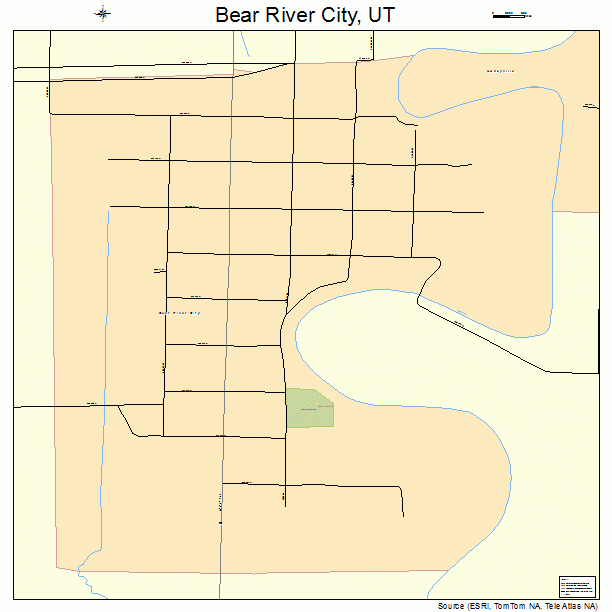 Bear River City, UT street map