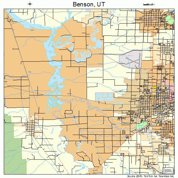 Benson, UT street map