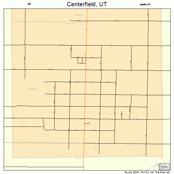 Centerfield, UT street map