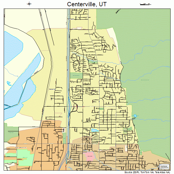 Centerville, UT street map