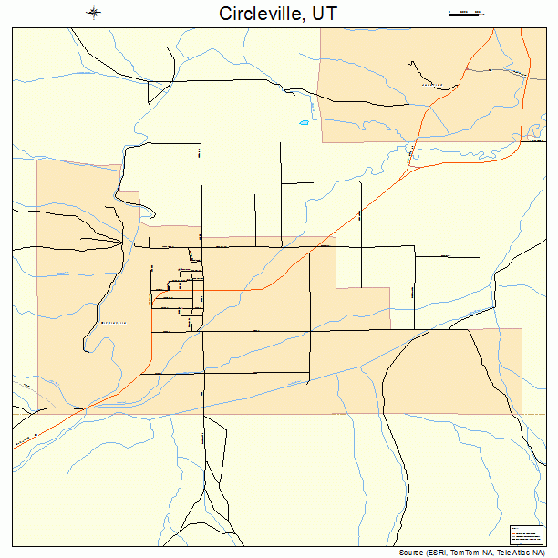 Circleville, UT street map