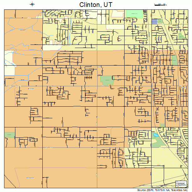 Clinton, UT street map