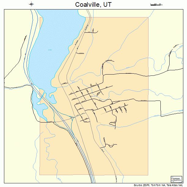 Coalville, UT street map