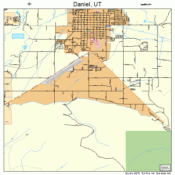 Daniel, UT street map