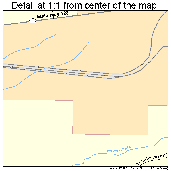 East Carbon, Utah road map detail