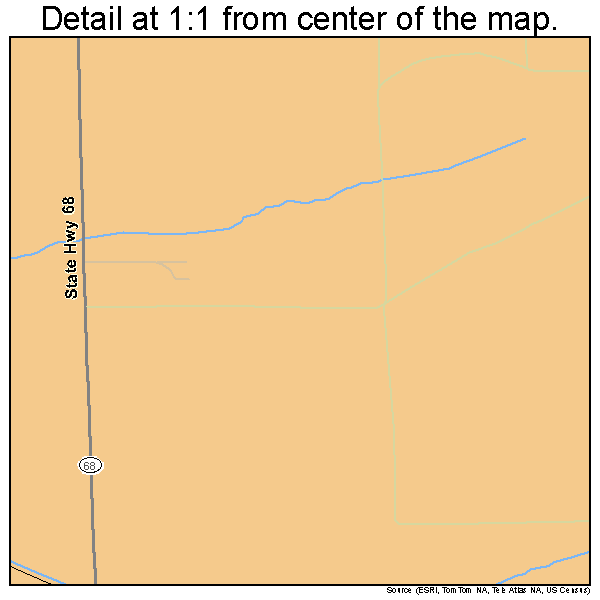 Elberta, Utah road map detail