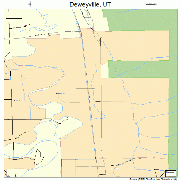 Deweyville, UT street map