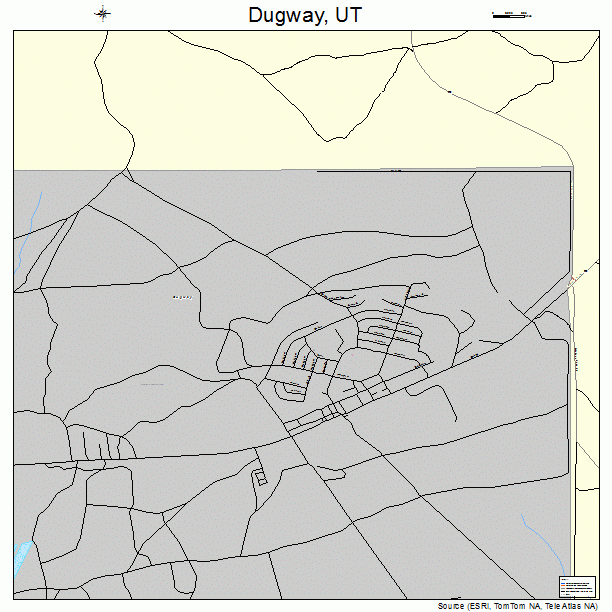 Dugway, UT street map