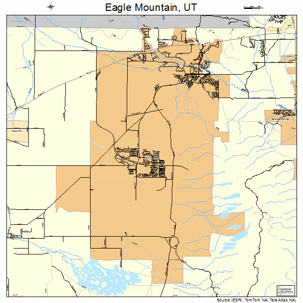 Eagle Mountain, UT street map