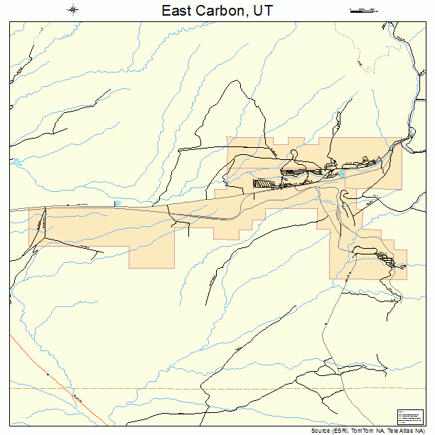 East Carbon, UT street map
