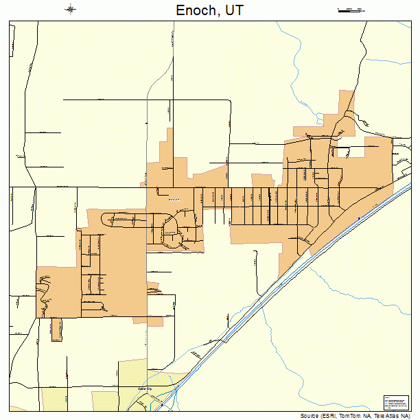 Enoch, UT street map