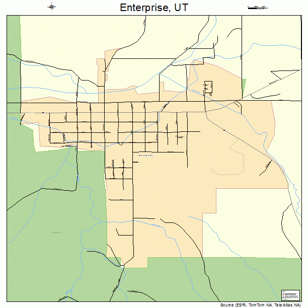 Enterprise, UT street map