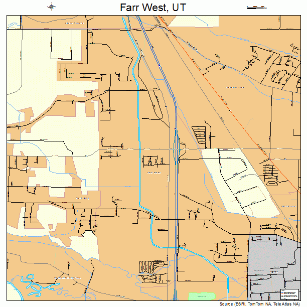 Farr West, UT street map