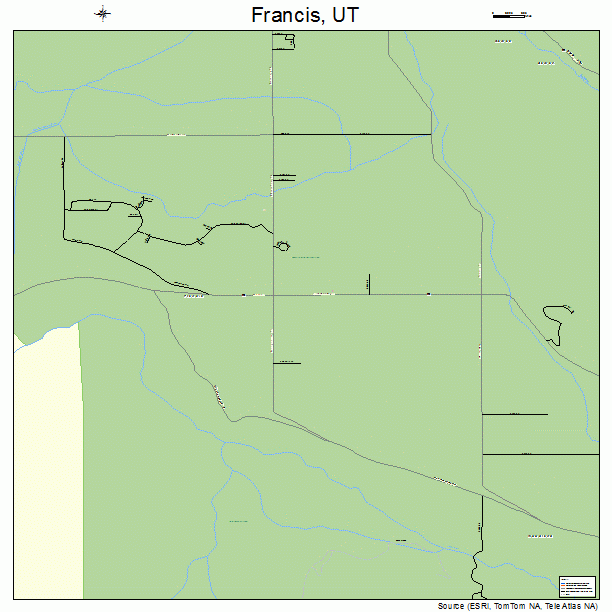 Francis, UT street map