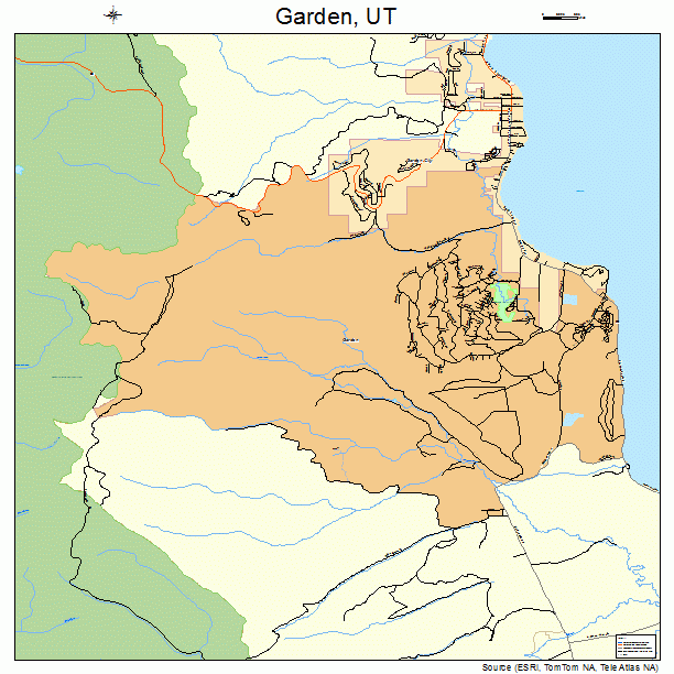 Garden, UT street map