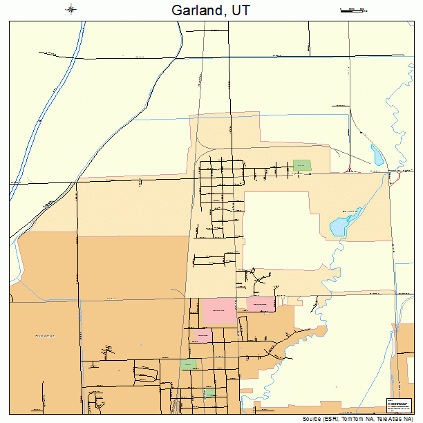 Garland, UT street map