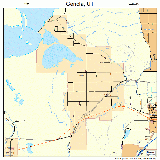 Genola, UT street map