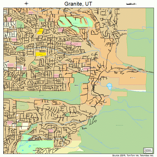 Granite, UT street map