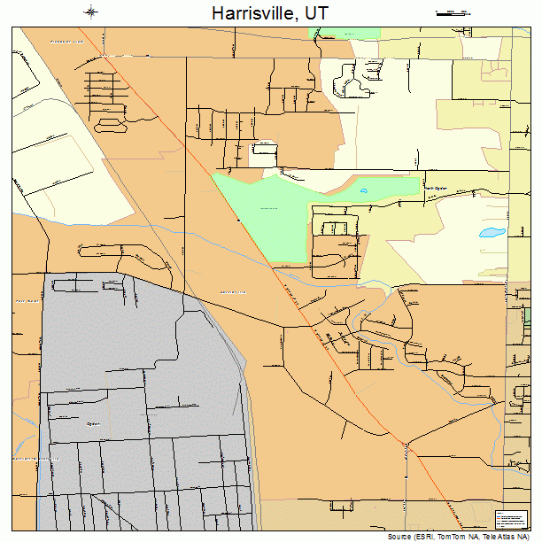 Harrisville, UT street map