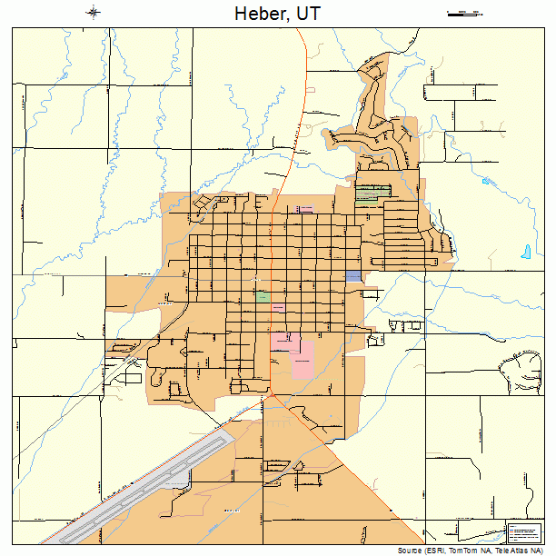 Heber, UT street map