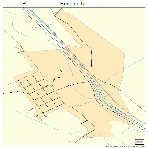 Henefer, UT street map